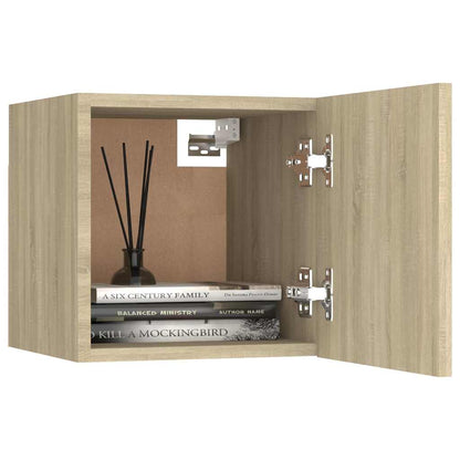 vidaXL 6 Piece TV Cabinet Set Sonoma Oak Engineered Wood