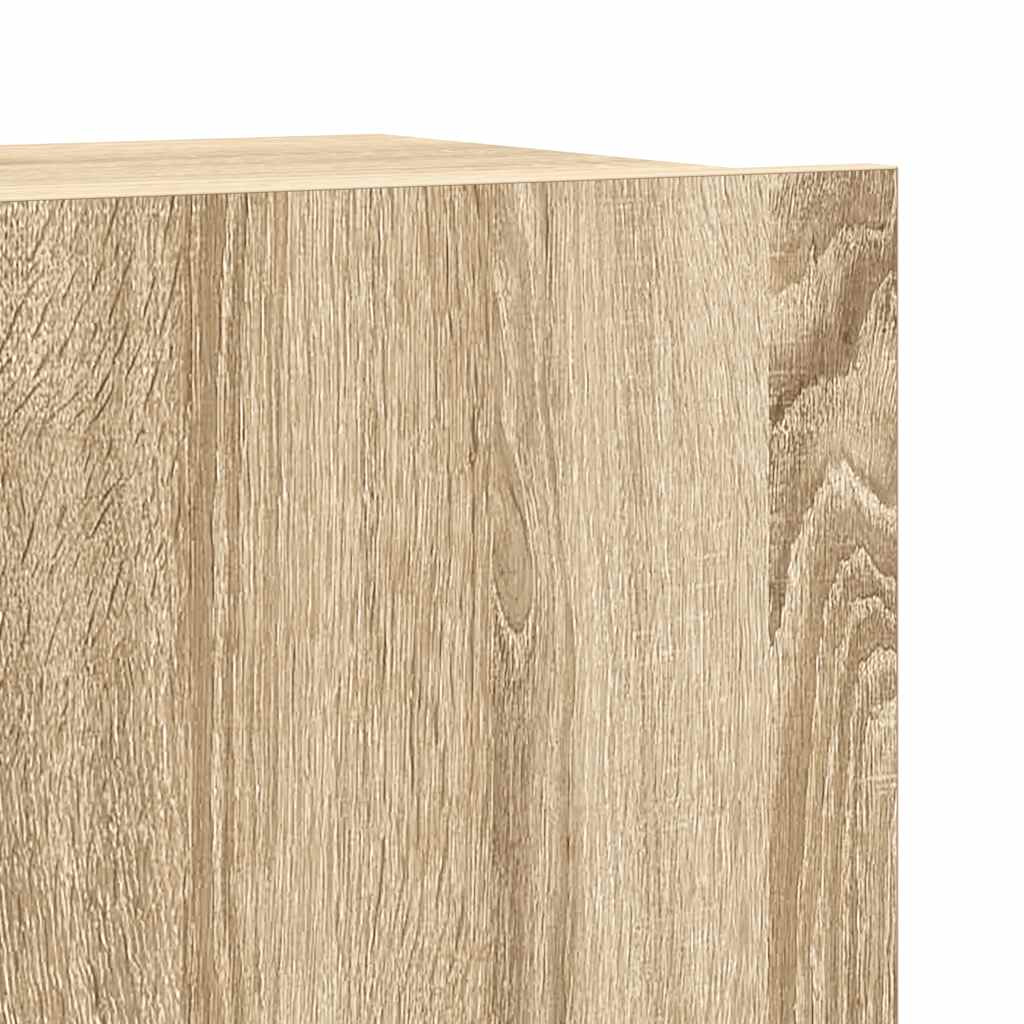 vidaXL 4 Piece TV Cabinet Set Sonoma Oak Engineered Wood