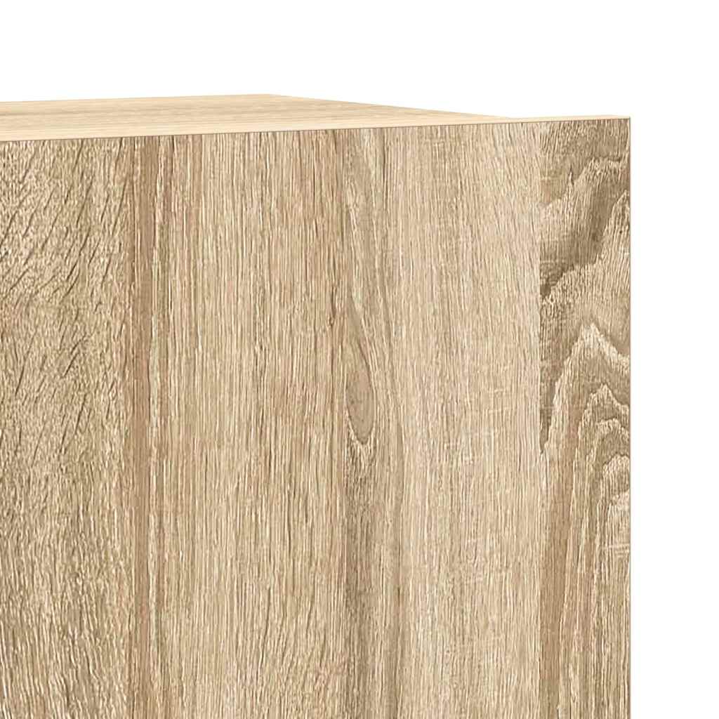 vidaXL 4 Piece TV Cabinet Set Sonoma Oak Engineered Wood
