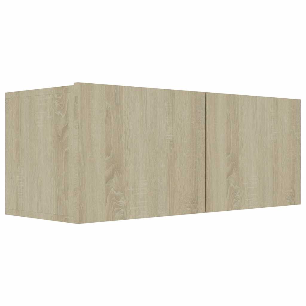vidaXL 8 Piece TV Cabinet Set Sonoma Oak Engineered Wood