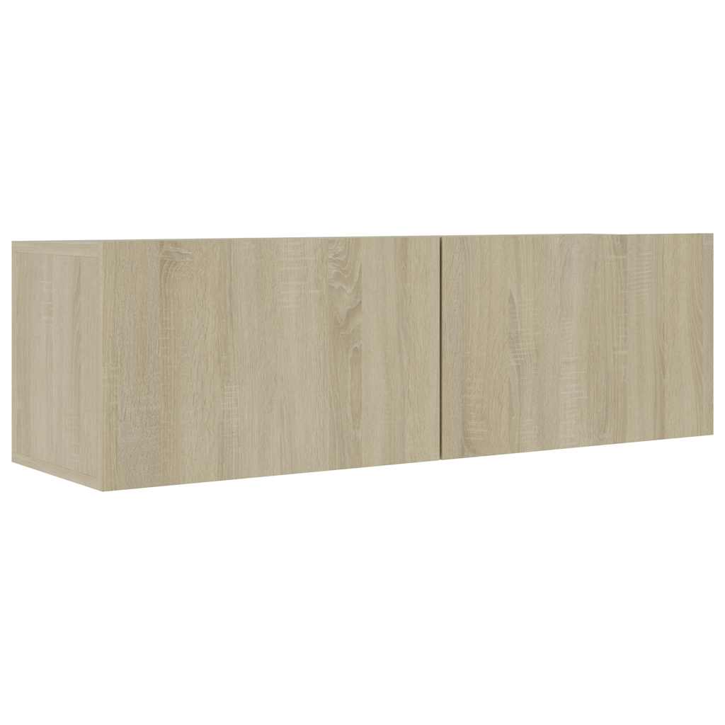 vidaXL 8 Piece TV Cabinet Set Sonoma Oak Engineered Wood