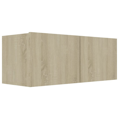 vidaXL 5 Piece TV Cabinet Set Sonoma Oak Engineered Wood