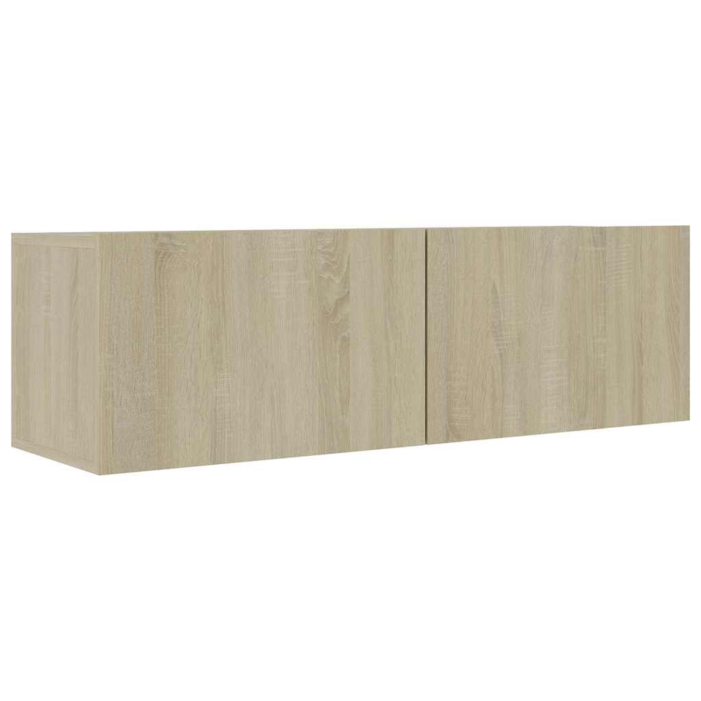 vidaXL 7 Piece TV Cabinet Set Sonoma Oak Engineered Wood