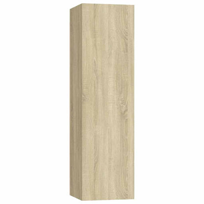 vidaXL 7 Piece TV Cabinet Set Sonoma Oak Engineered Wood