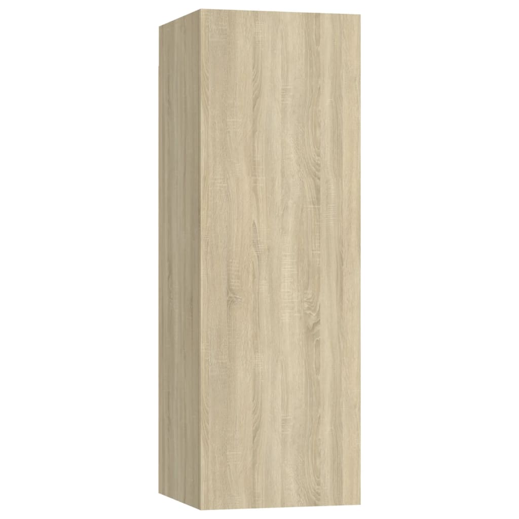 vidaXL 7 Piece TV Cabinet Set Sonoma Oak Engineered Wood