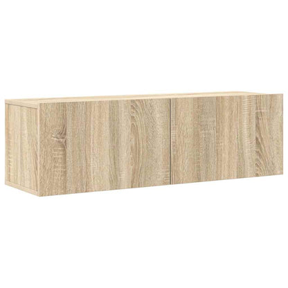 vidaXL 8 Piece TV Cabinet Set Sonoma Oak Engineered Wood