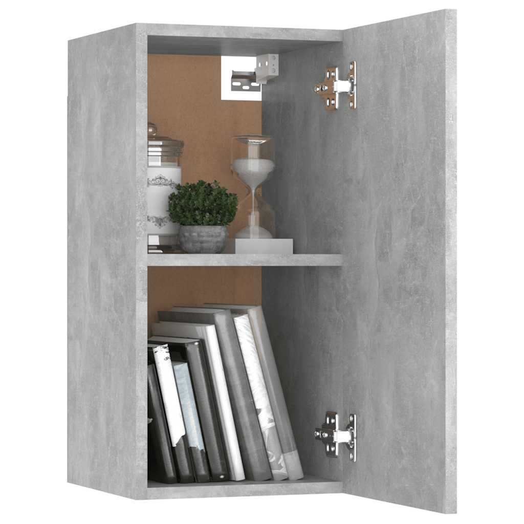 vidaXL 4 Piece TV Cabinet Set Concrete Grey Engineered Wood
