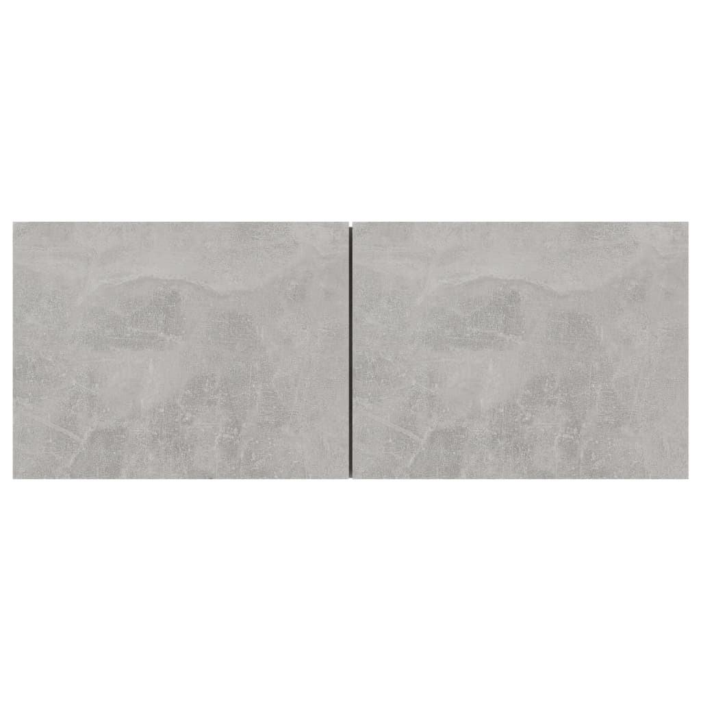 vidaXL 8 Piece TV Cabinet Set Concrete Grey Engineered Wood