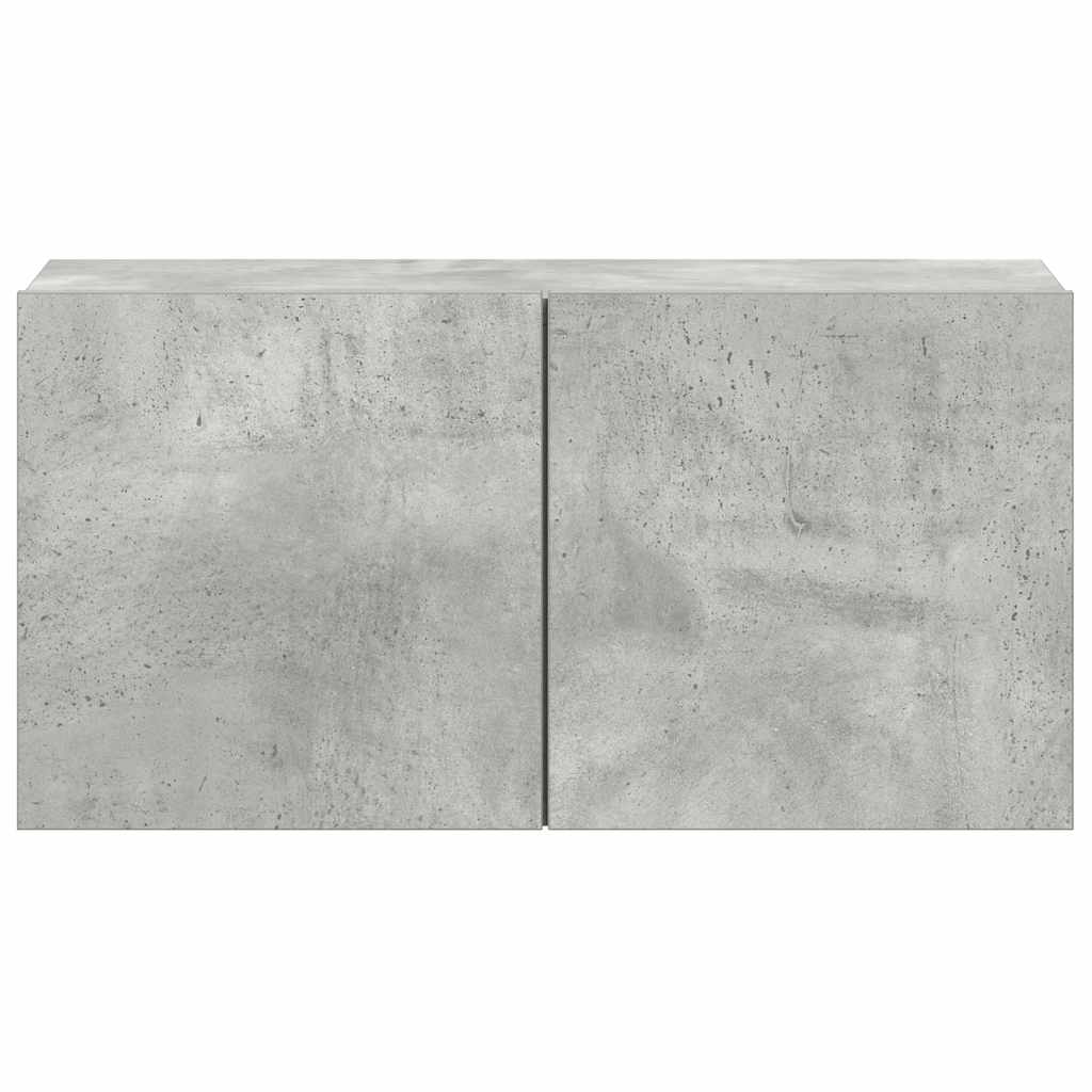 vidaXL 5 Piece TV Cabinet Set Concrete Grey Engineered Wood