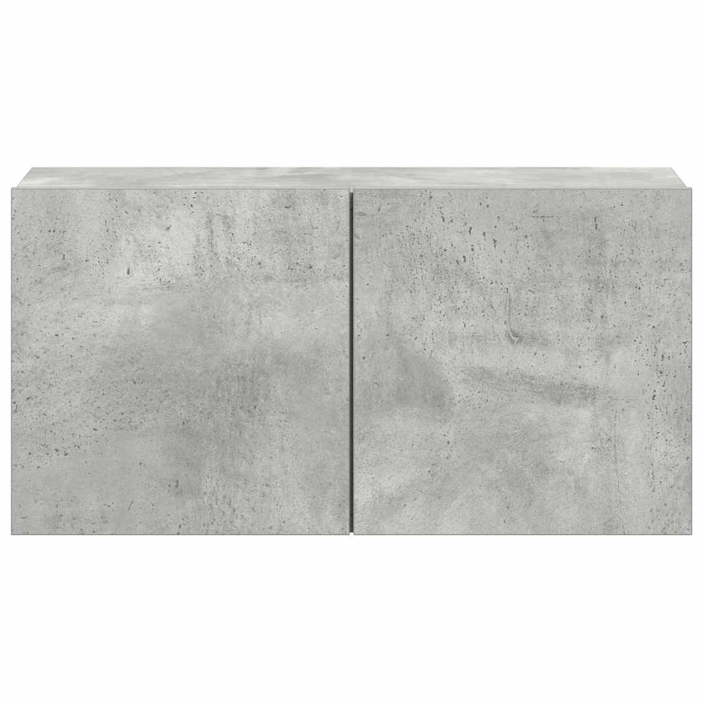 vidaXL 5 Piece TV Cabinet Set Concrete Grey Engineered Wood