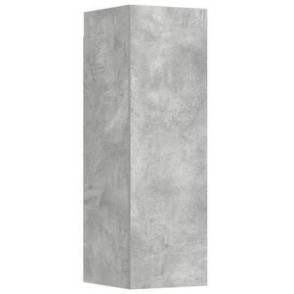 vidaXL 3 Piece TV Cabinet Set Concrete Grey Engineered Wood