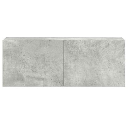 vidaXL 3 Piece TV Cabinet Set Concrete Grey Engineered Wood