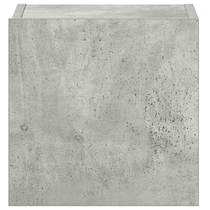 vidaXL 3 Piece TV Cabinet Set Concrete Grey Engineered Wood