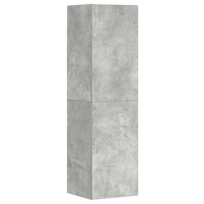 vidaXL 3 Piece TV Cabinet Set Concrete Grey Engineered Wood