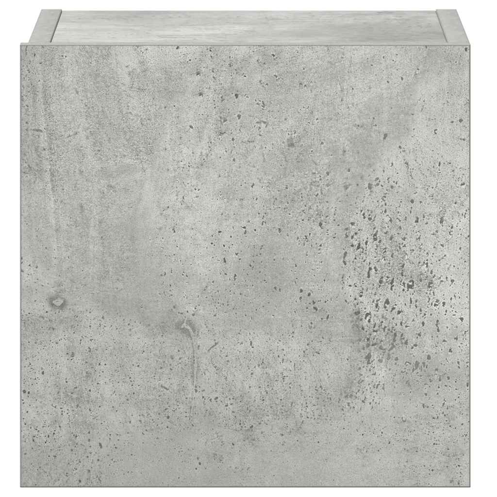 vidaXL 3 Piece TV Cabinet Set Concrete Grey Engineered Wood