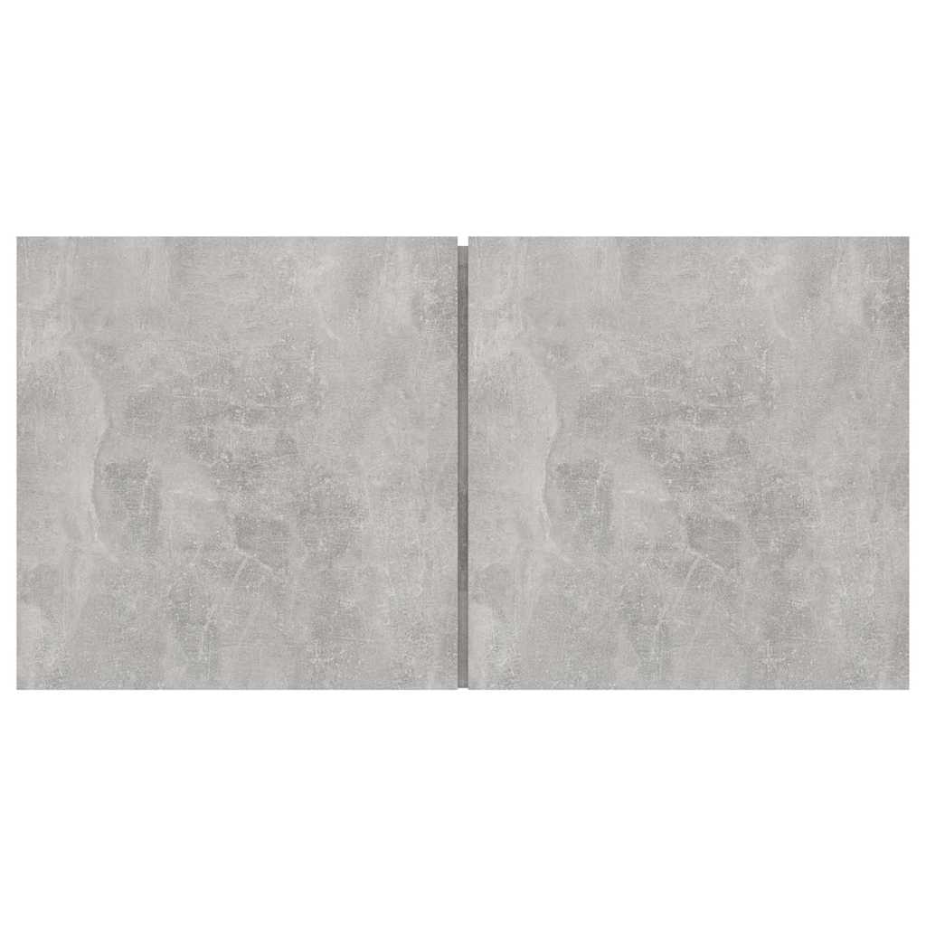 vidaXL 7 Piece TV Cabinet Set Concrete Grey Engineered Wood