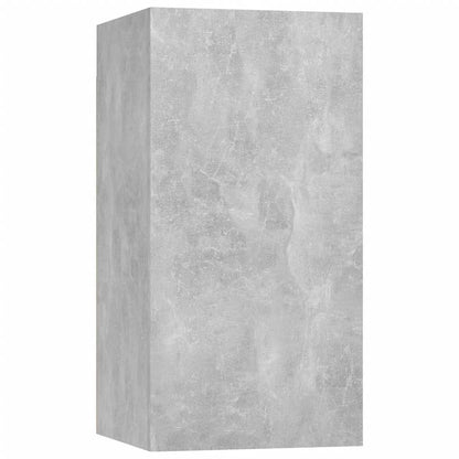 vidaXL 7 Piece TV Cabinet Set Concrete Grey Engineered Wood