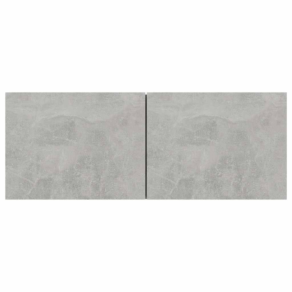 vidaXL 7 Piece TV Cabinet Set Concrete Grey Engineered Wood