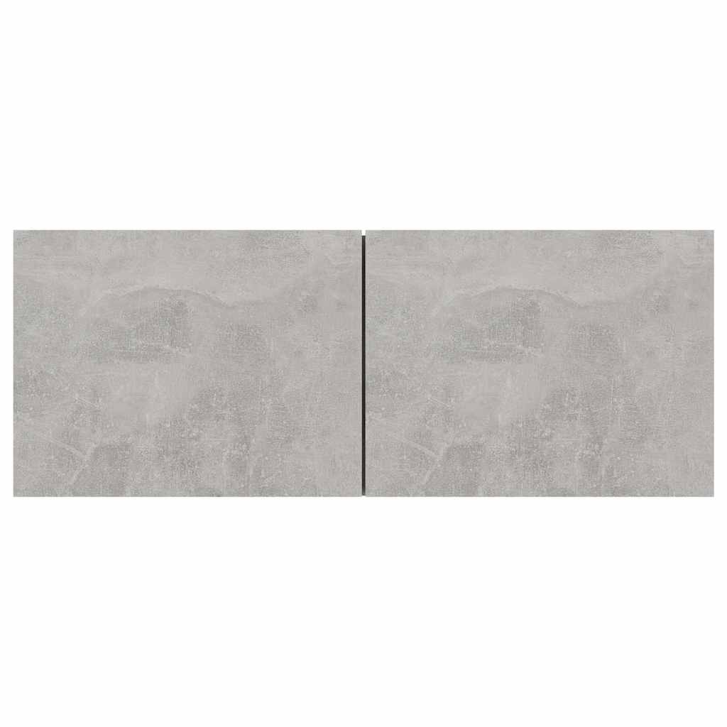 vidaXL 7 Piece TV Cabinet Set Concrete Grey Engineered Wood
