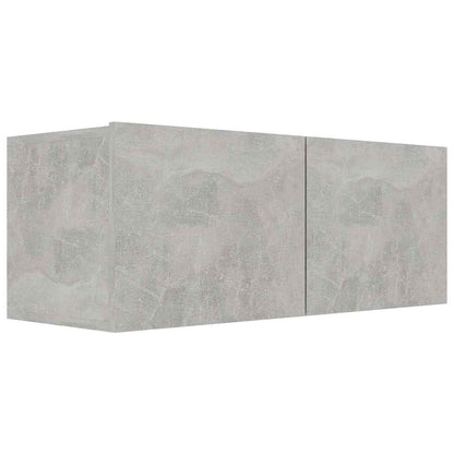 vidaXL 5 Piece TV Cabinet Set Concrete Grey Engineered Wood