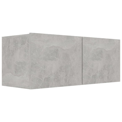 vidaXL 5 Piece TV Cabinet Set Concrete Grey Engineered Wood
