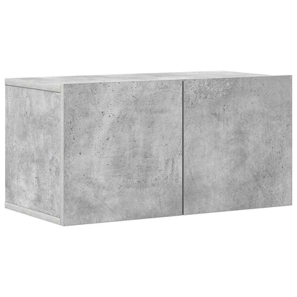 vidaXL 6 Piece TV Cabinet Set Concrete Grey Engineered Wood