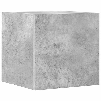 vidaXL 8 Piece TV Cabinet Set Concrete Grey Engineered Wood