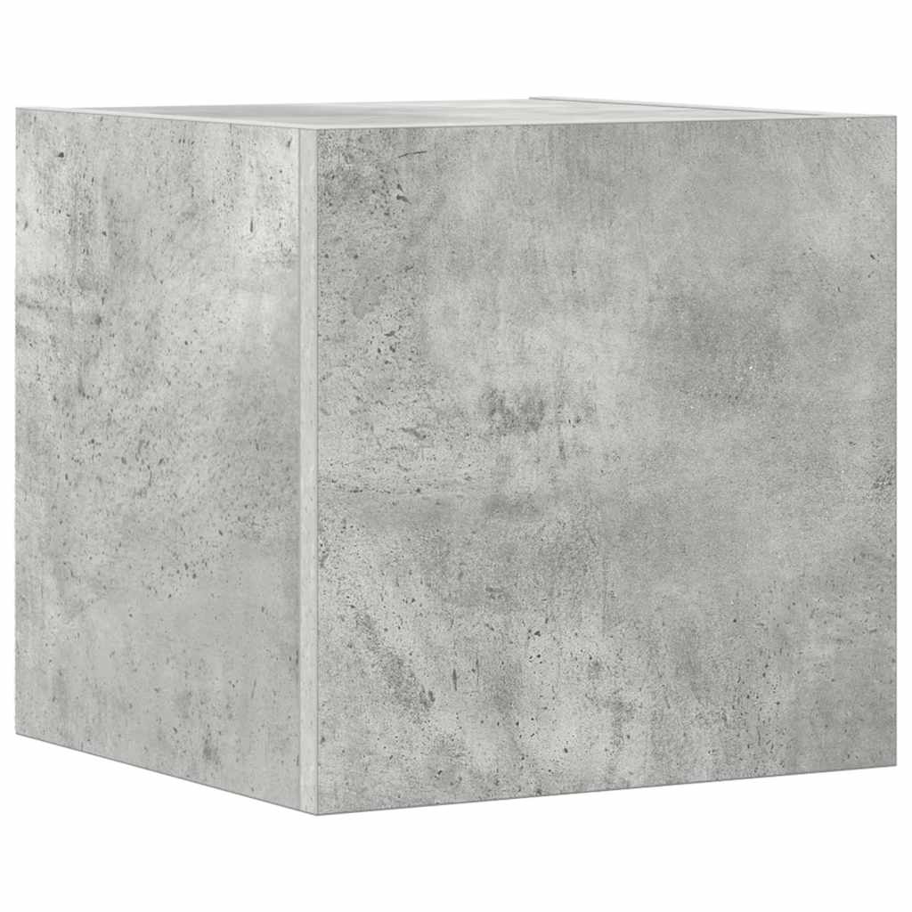 vidaXL 8 Piece TV Cabinet Set Concrete Grey Engineered Wood