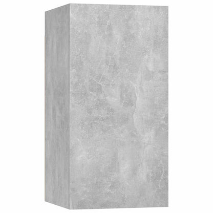 vidaXL 7 Piece TV Cabinet Set Concrete Grey Engineered Wood