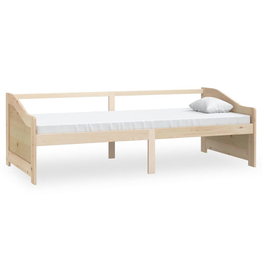 vidaXL Day Bed | Natural Pine | Solid pinewood | 90x200 cm
