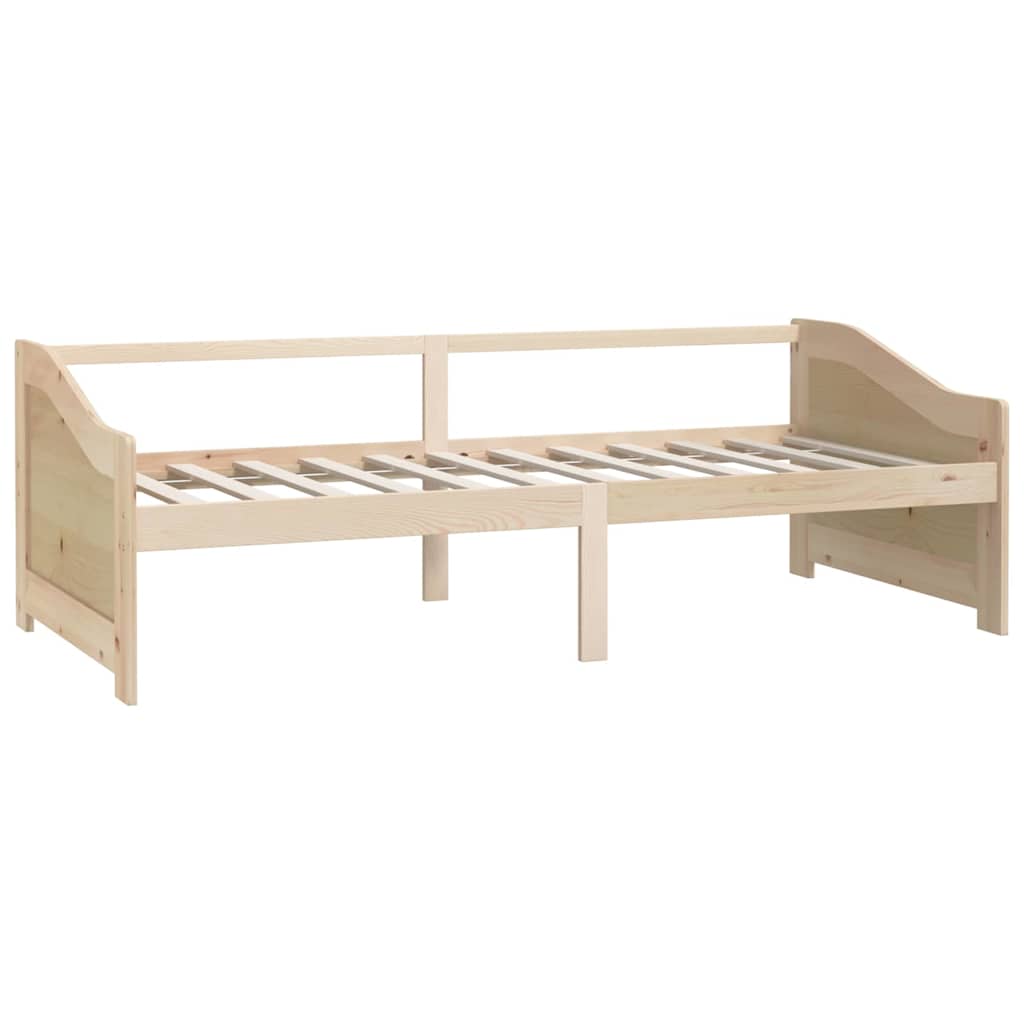 vidaXL Day Bed | Natural Pine | Solid pinewood | 90x200 cm
