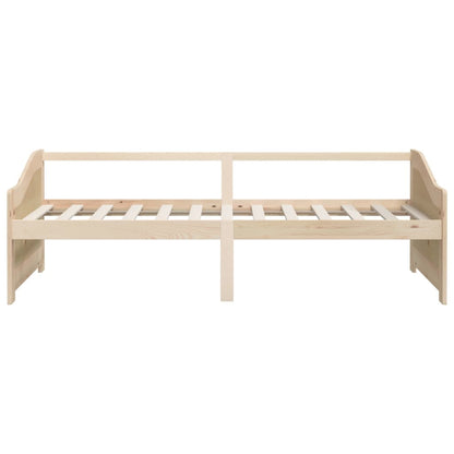 vidaXL Day Bed | Natural Pine | Solid pinewood | 90x200 cm