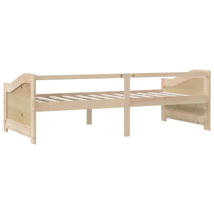 vidaXL Day Bed | Natural Pine | Solid pinewood | 90x200 cm