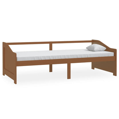 vidaXL Day Bed | Honey brown | Solid pinewood | 3-Seater