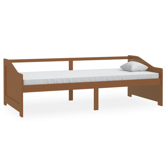 vidaXL Day Bed | Honey brown | Solid pinewood | 3-Seater