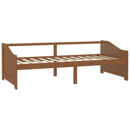 vidaXL Day Bed | Honey brown | Solid pinewood | 3-Seater