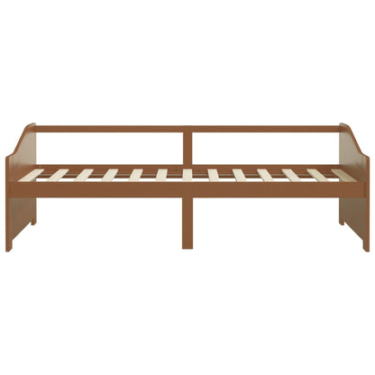 vidaXL Day Bed | Honey brown | Solid pinewood | 3-Seater