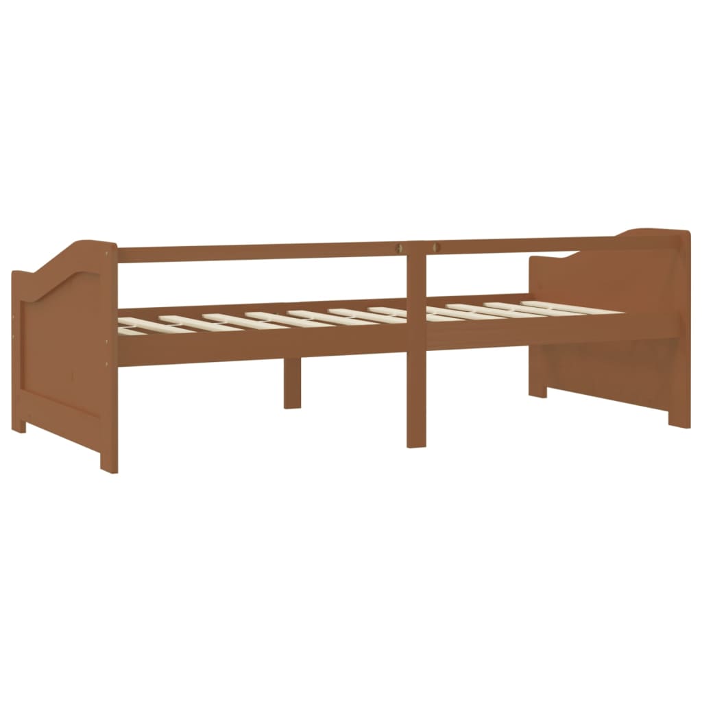 vidaXL Day Bed | Honey brown | Solid pinewood | 3-Seater