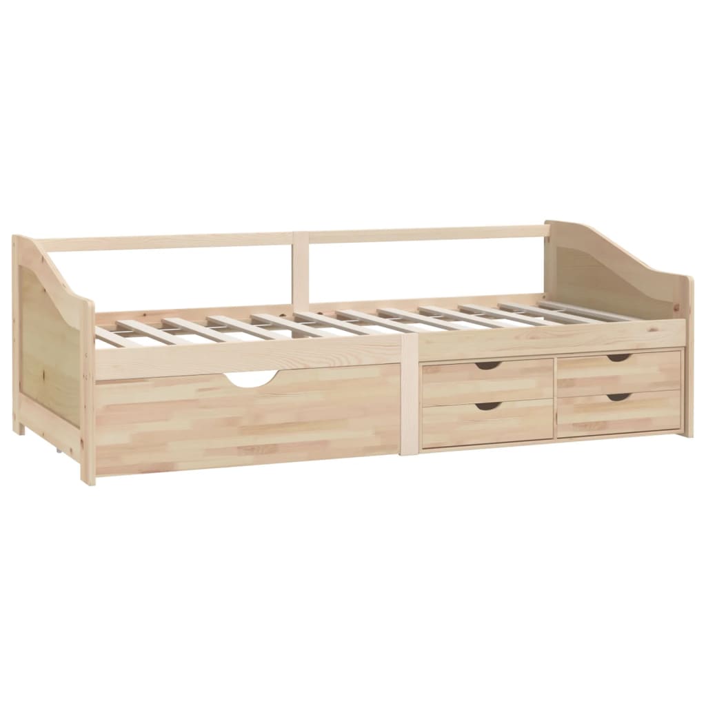 vidaXL 3-Seater Day Bed without Mattress Solid Pinewood 90x200cm
