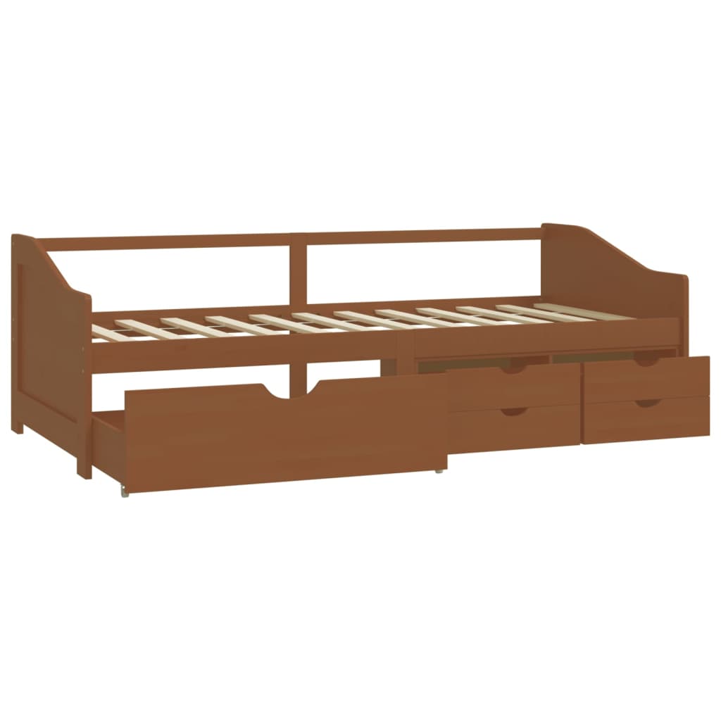vidaXL Day Bed | Honey Brown | Solid Pine wood