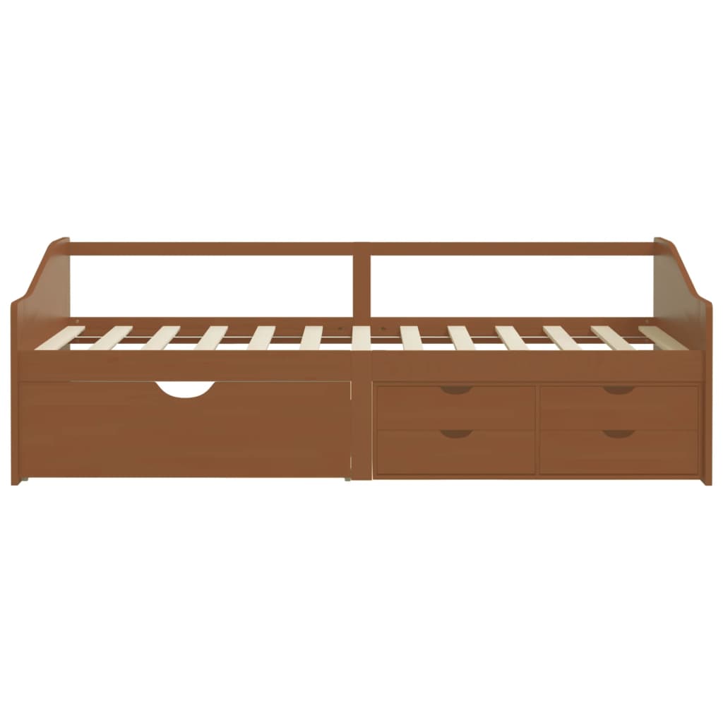 vidaXL Day Bed | Honey Brown | Solid Pine wood
