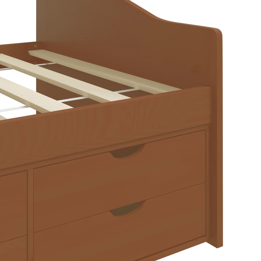 vidaXL Day Bed | Honey Brown | Solid Pine wood