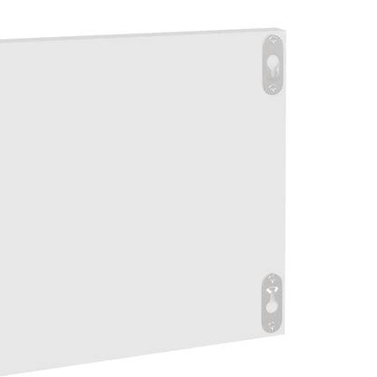 vidaXL Wall Shelf 2 pcs White 80x11.5x18 cm Engineered Wood