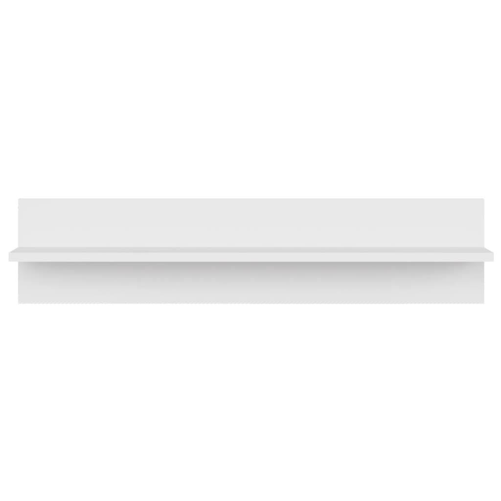 vidaXL Wall Shelf 4 pcs White 80x11.5x18 cm Engineered Wood