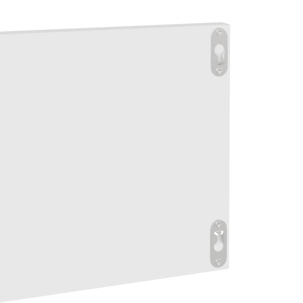 vidaXL Wall Shelf 4 pcs White 80x11.5x18 cm Engineered Wood