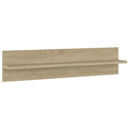 vidaXL Wall Shelf 4 pcs Sonoma Oak 80x11.5x18 cm Engineered Wood