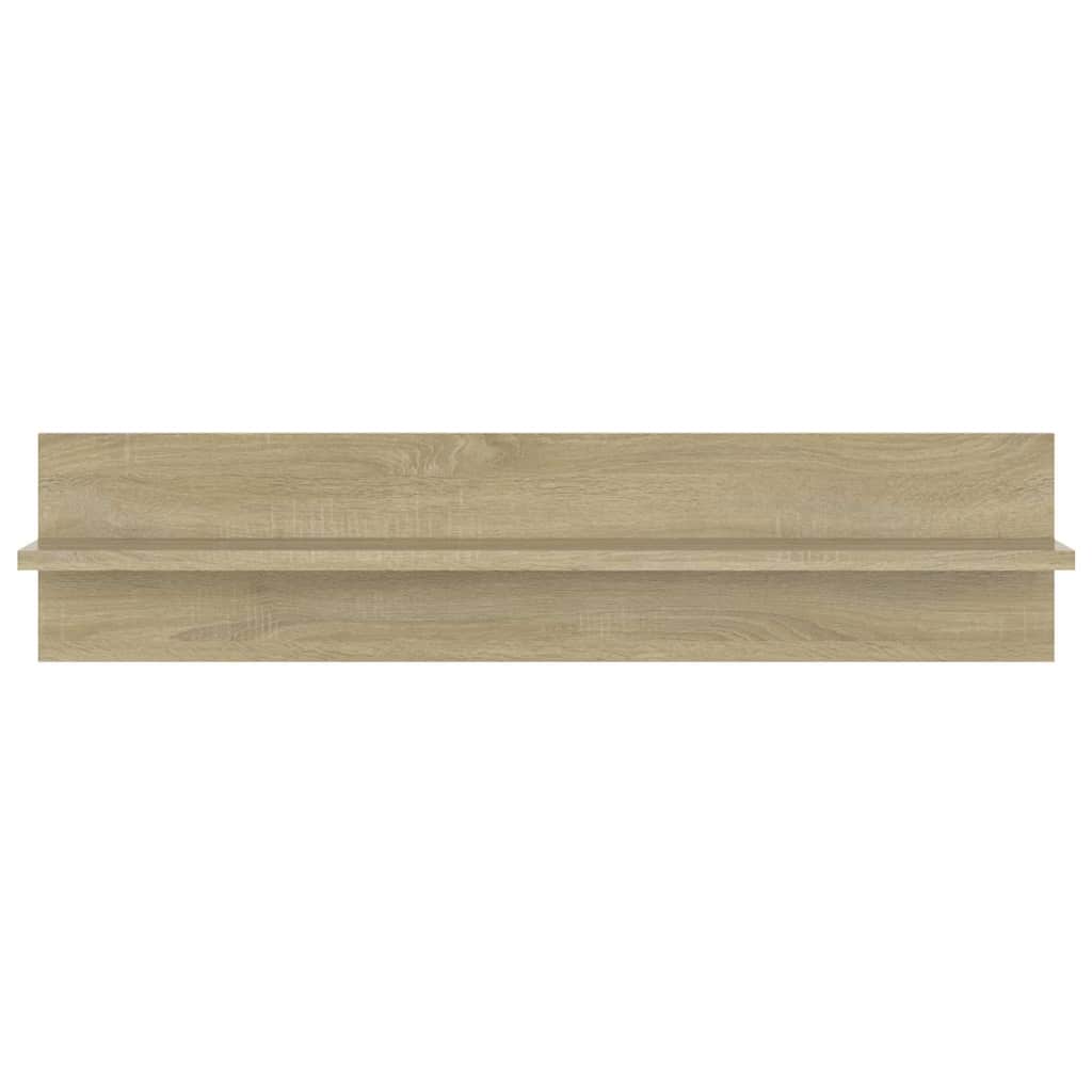 vidaXL Wall Shelf 4 pcs Sonoma Oak 80x11.5x18 cm Engineered Wood
