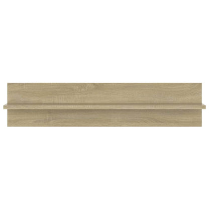 vidaXL Wall Shelf 4 pcs Sonoma Oak 80x11.5x18 cm Engineered Wood