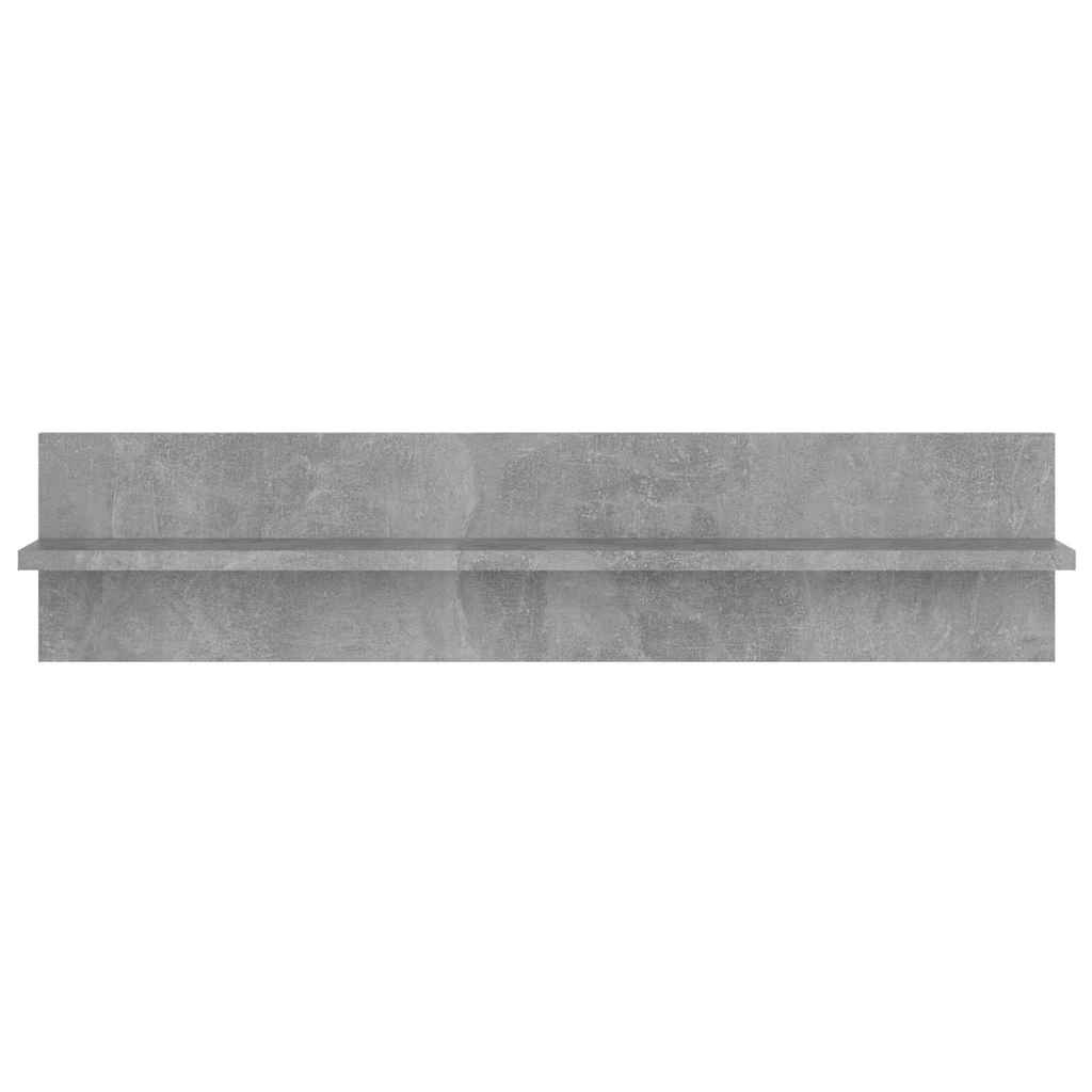 vidaXL Wall Shelf 4 pcs Concrete Grey 80x11.5x18 cm Engineered Wood