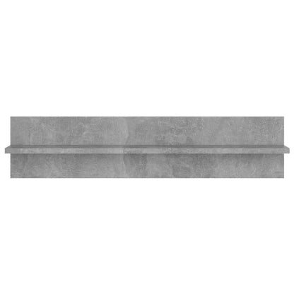vidaXL Wall Shelf 4 pcs Concrete Grey 80x11.5x18 cm Engineered Wood
